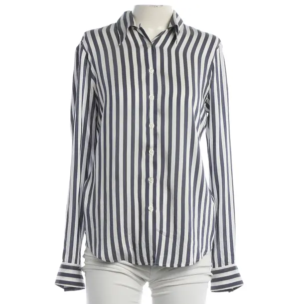 Bluse, in Navy, Viskose, Robert Friedman