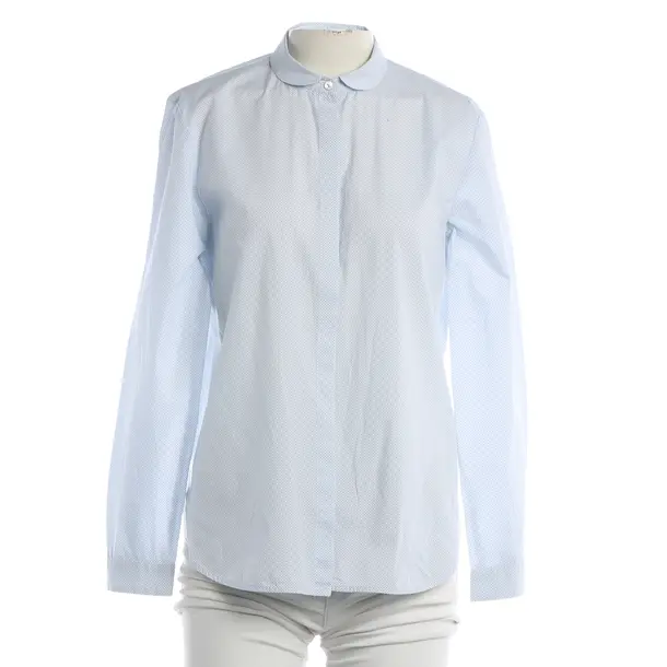 Bluse, in Hellblau, Baumwolle, Van Laack