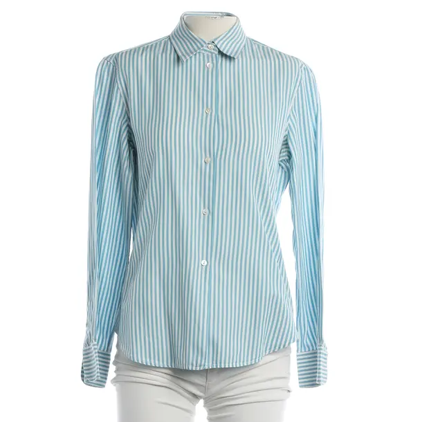 Blouse, in Blue, Cotton, Loro Piana
