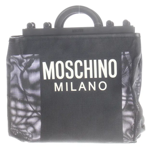 Handtasche, in Schwarz, Polyvinyl, Moschino