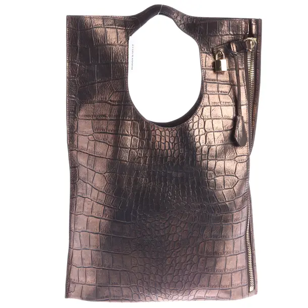 Clutch Bag, in Brown, Leather, Tom Ford