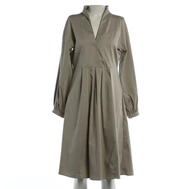 Kleid, in Grau, Baumwolle, Soluzione