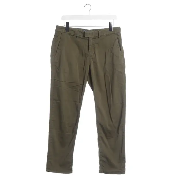 Pants, in Green, Cotton, Dondup