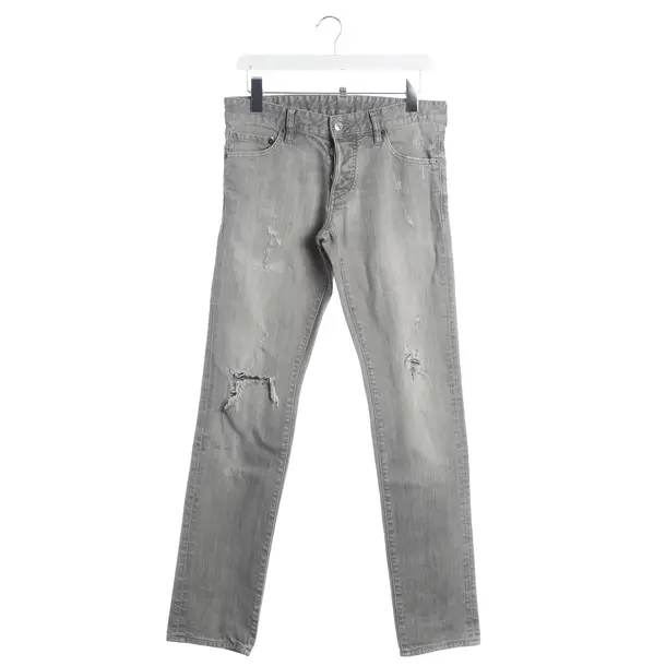 Jeans slim fit, in Grigio chiaro, Cotone, Dsquared