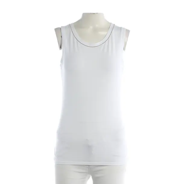Top, in White, Cotton, Peserico