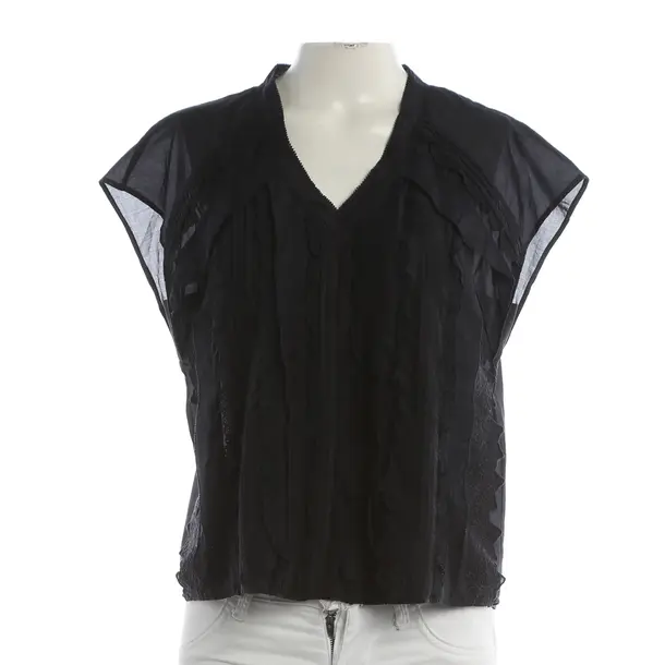 Blouse, in Black, Cotton, Marc Cain