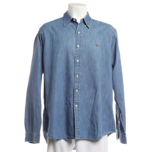 Denim Shirt, in Blue, Cotton, Polo Ralph Lauren