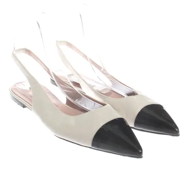 Slingbacks, in Weiß, Pretty Ballerinas