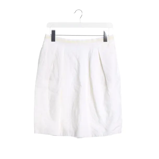 Skirt, in White, Linen, Malo