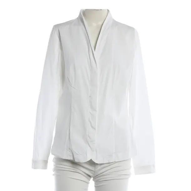 Blouse, in White, Cotton, Van Laack