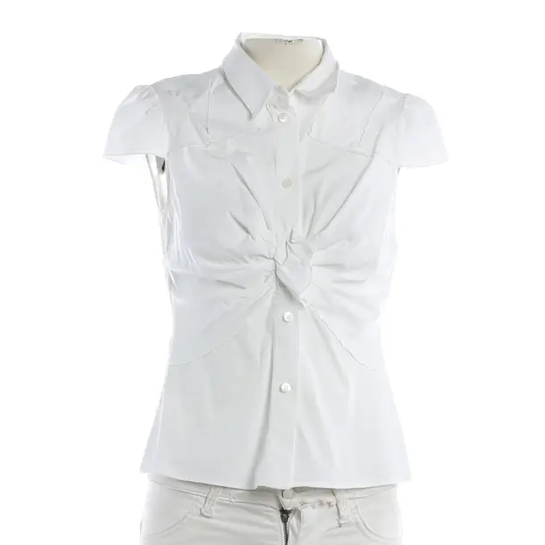 Camicetta, in Bianco, Cotone, Prada