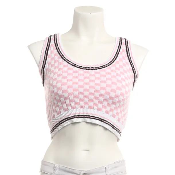 Top, in White, Viscose, Versace
