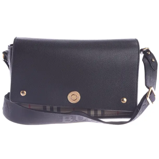 Schultertasche, in Mehrfarbig, Leder, Burberry