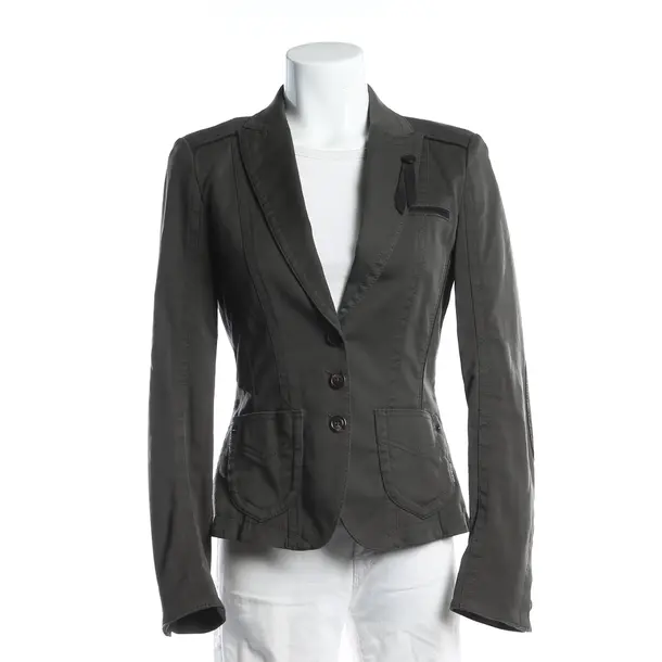 Blazer, in Gray, Cotton, Marc Cain Sports