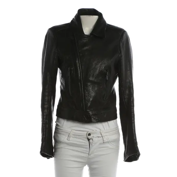 Giacca in pelle, in Nero, Pelle, Balenciaga