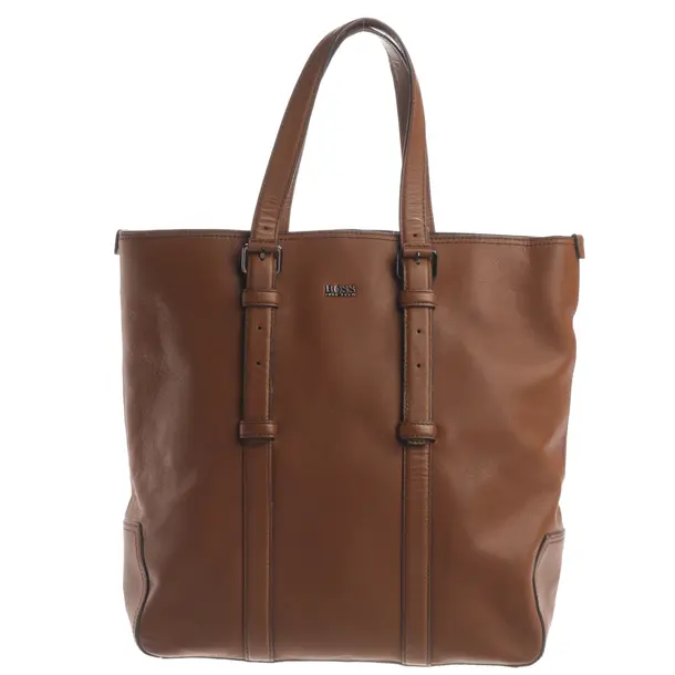 Tote Bag, in Brown, Leather, Hugo Boss