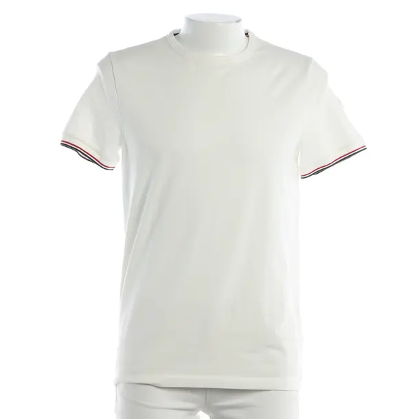 Maglietta, in Bianco, Cotone, Moncler