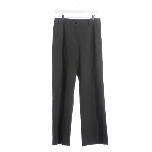 Pants, in Dark Gray, Wool, Marc Cain