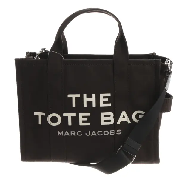 Handtasche, in Schwarz, Baumwolle, Marc Jacobs
