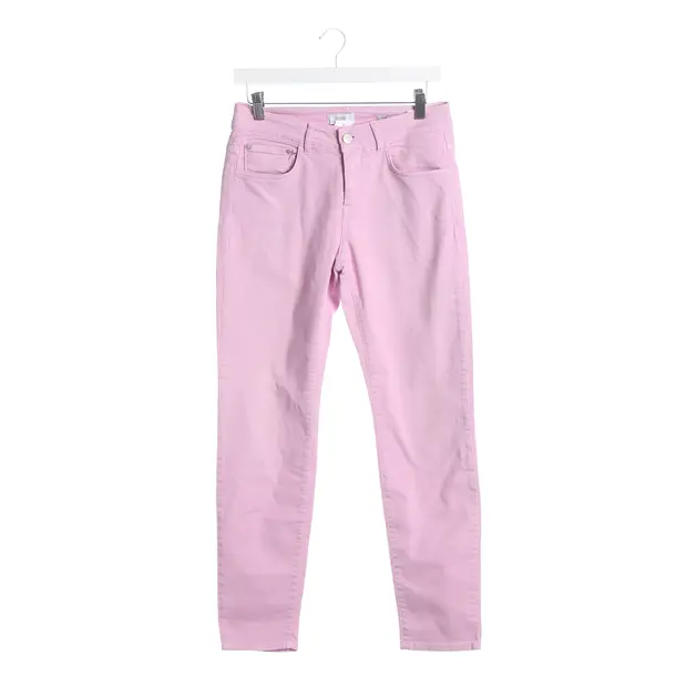 Jeans slim fit, in Rosa chiaro, Cotone, Chiuso