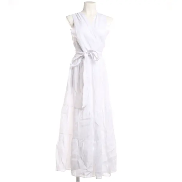 Dress, in White, Linen, Van Laack