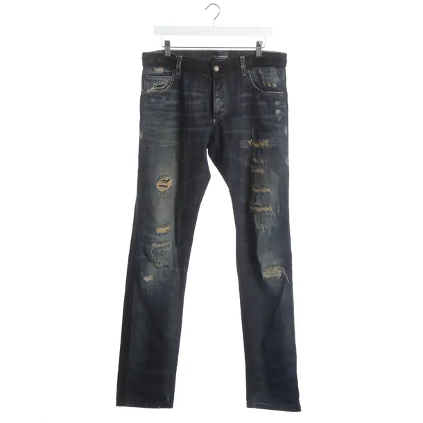 Slim Fit Jeans, in Navy, Cotton, Dolce & Gabbana
