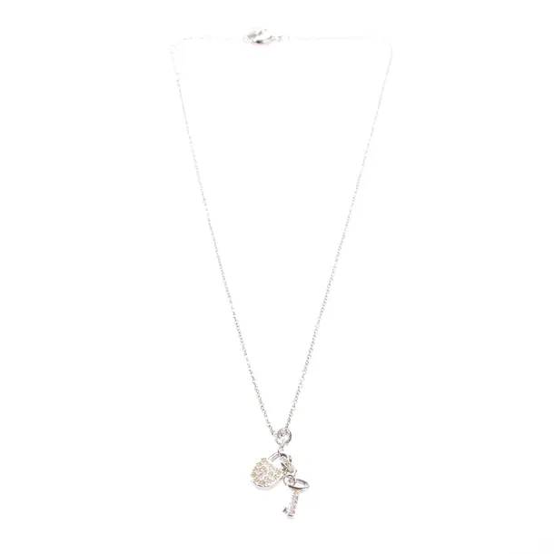 Collana, in argento, Metallo (metallico, metallizzato), Swarovski