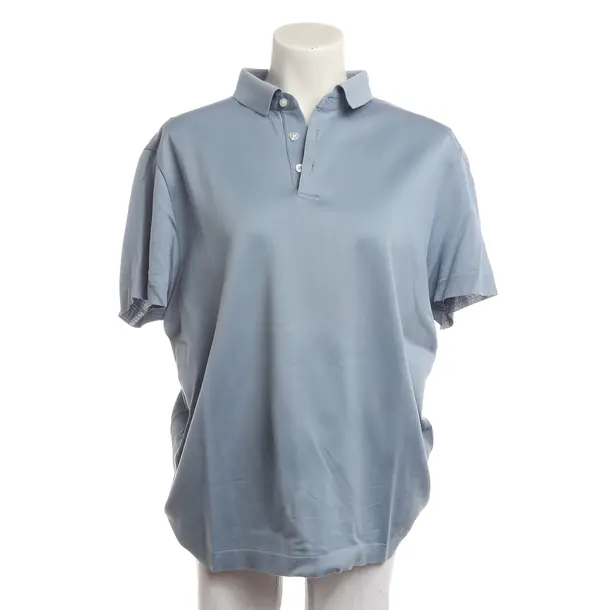 Polo Shirt, in Blue, Cotton, Windsor