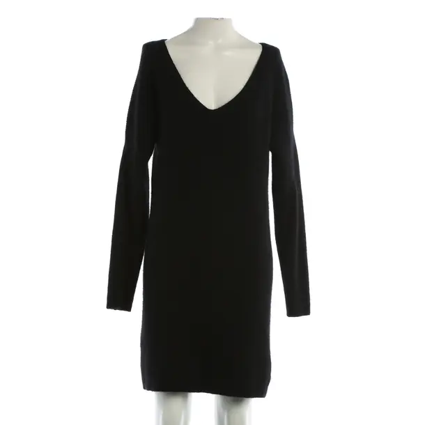 Dress, in Black, Wool, American Vintage