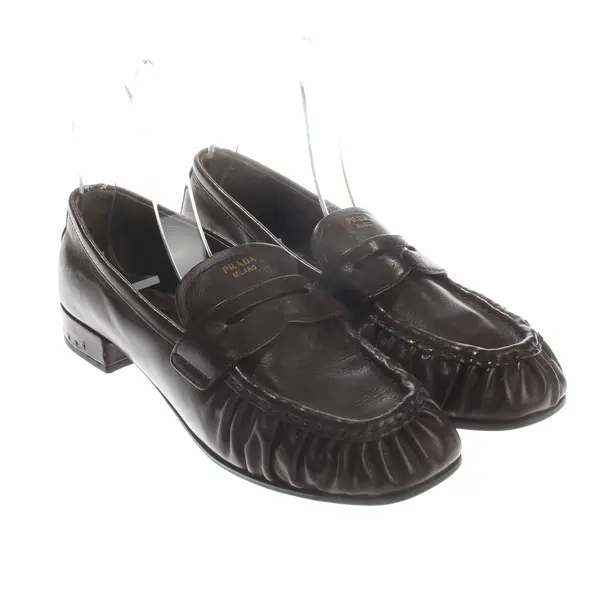 Loafers, in Brown, Prada