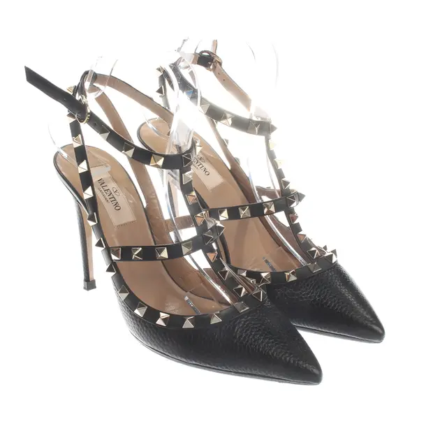 Slingbacks, in Schwarz, Valentino