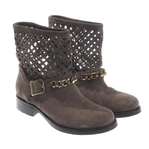 Ankle Boots, in Gray, Elisabetta Franchi
