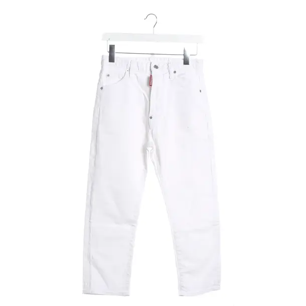 Jeans slim fit, in Bianco, Cotone, Dsquared