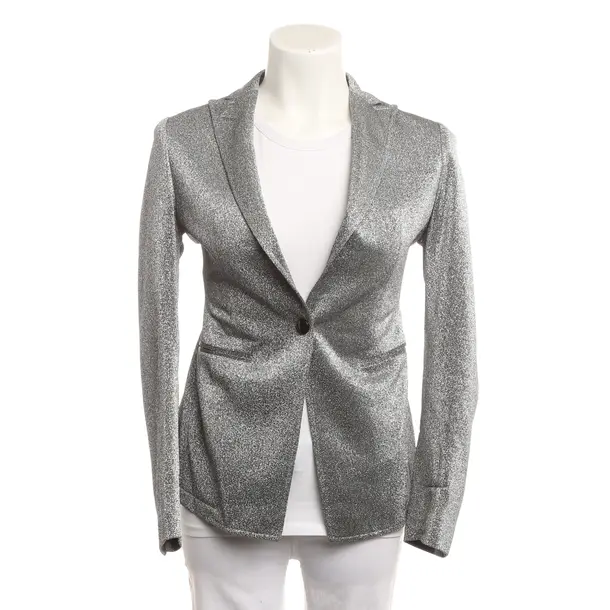 Blazer, in Silber, Viskose, Tagliatore