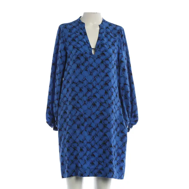 Kleid, in Blau, Seide, Diane von Furstenberg