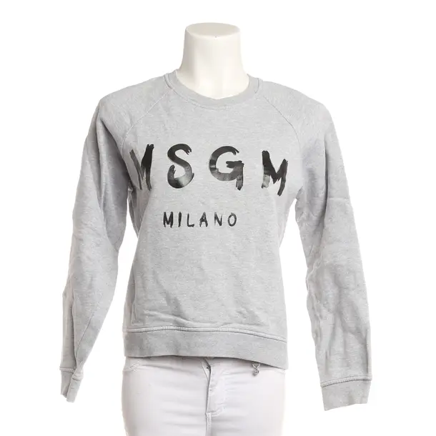 Sweatshirt, in Gray, Cotton, MSGM