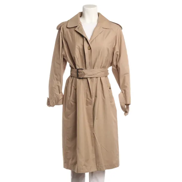 Trench Coat, in Light Brown, Cotton, Max Mara