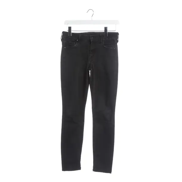 Jeans slim fit, in Grigio scuro, Cotone, Madre