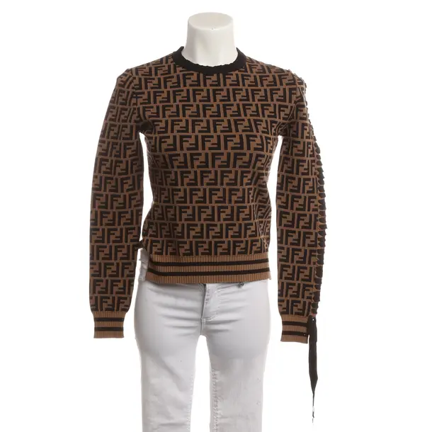Pullover, in Hellbraun, Viskose, Fendi