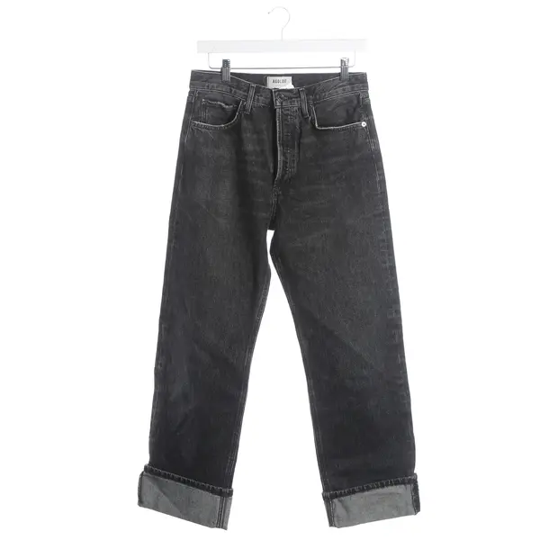 Jeans Boyfriend, in Grau, Baumwolle, Agolde