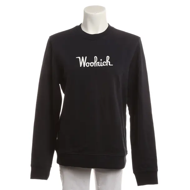 Sweatshirt, in Navy, Baumwolle, Woolrich