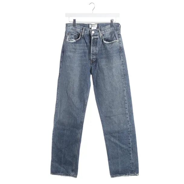 Jeans Straight Fit, in Hellblau, Baumwolle, Agolde
