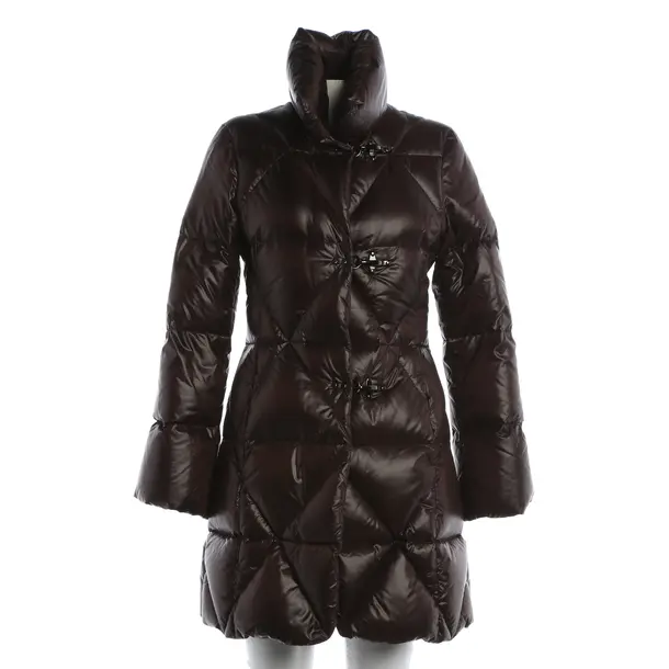 Down Puffer Coat, in Brown, Polyamide, Fay