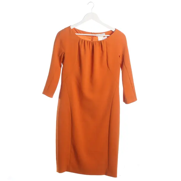Cocktailkleid, in Orange, Wolle, Max Mara