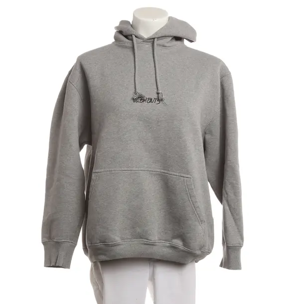 Felpa con cappuccio, in Grigio, Cotone, Vetements