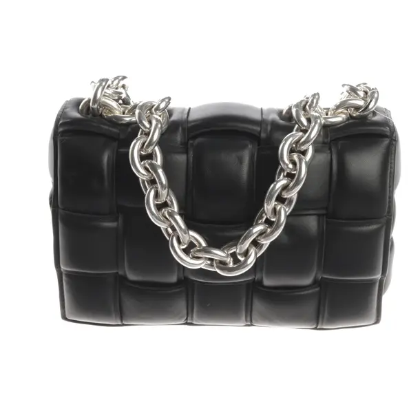 Shoulder Bag, in Black, Leather, Bottega Veneta