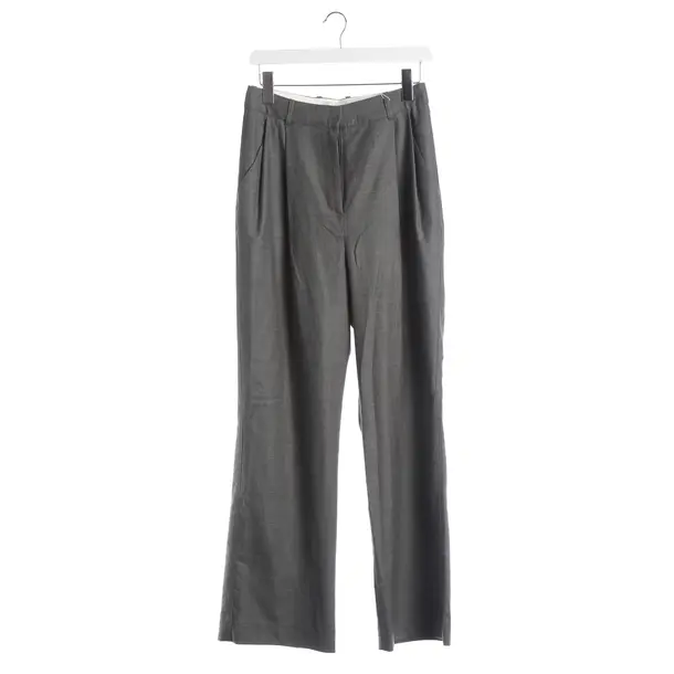 Pants, in Gray, Wool, Loulou Studio