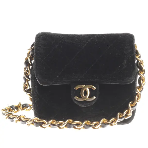 Abendtasche, in Schwarz, Samt, Chanel