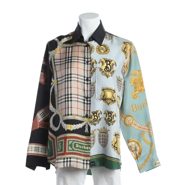 Bluse, in Mehrfarbig, Seide, Burberry