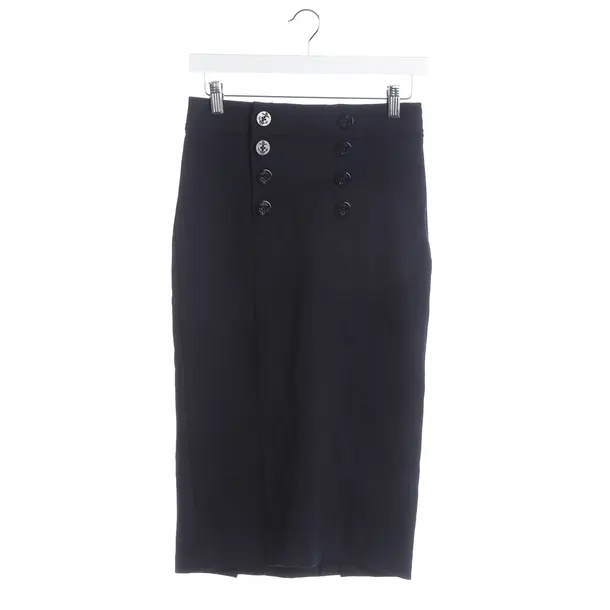 Skirt, in Navy, Viscose, Ralph Lauren Black Label